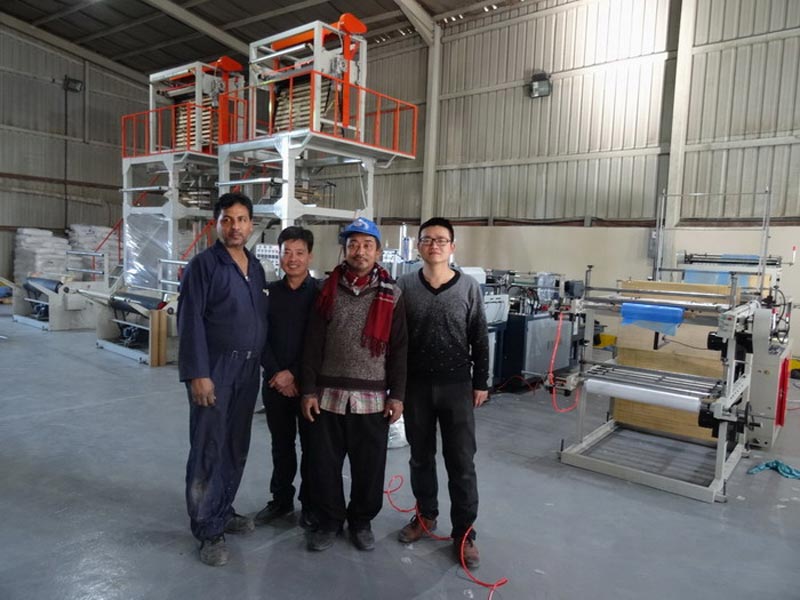 Double-layers Co-extrusion Film Blowing Machine
