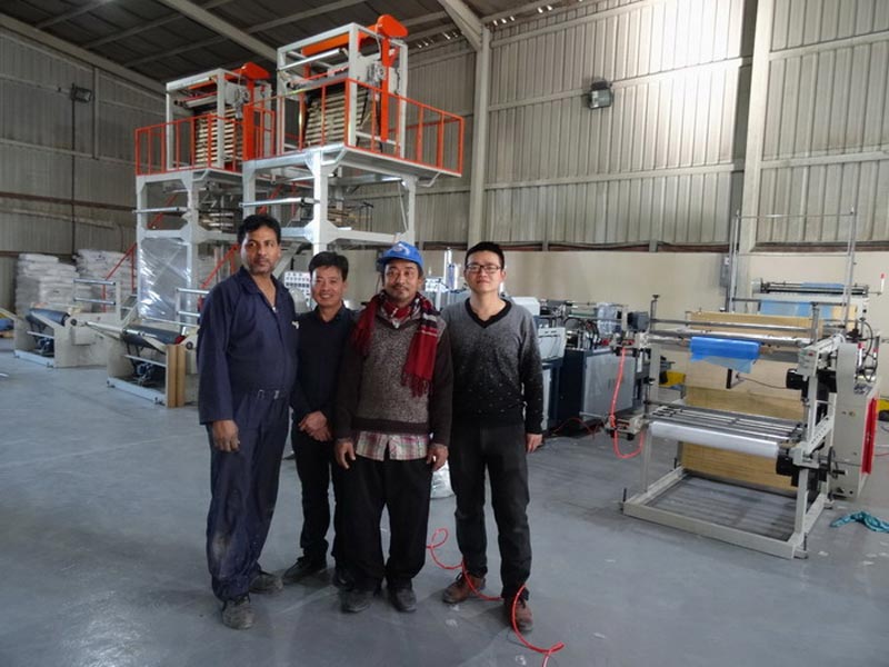 Double Die Head Film Blowing Machine