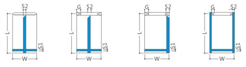 Middle Sealing/Four-side/Edge Sealing Bag Making Machine 