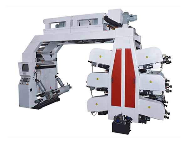 Six Colors High Speed Flexographic Printing Machine